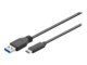 goobay USB Type-C kabel 3m Sort