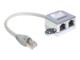DeLOCK RJ45 Port Doubler 15cm Ethernet 100Base-TX splitter