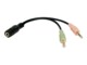 LogiLink Lyd adapter 15cm Sort