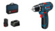 Bosch GSR 12V-15 Professional Bore-/skruemaskine 12V 2 batterier inkluderet