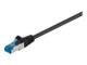 Goobay CAT 6a S/FTP CU 3m Black
