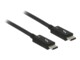 Delock Thunderbolt kabel 50cm Sort