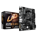GIGABYTE A520M H ARGB micro ATX AM4 AMD A520