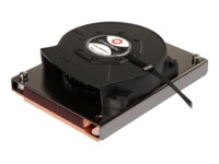 Inter-Tech B-3 Processor-køler 1-pack Sort Guld 80 mm