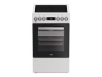 Whirlpool Hvid Elektrisk ovn 60liter Komfur Keramisk kogeplade
