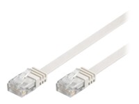Goobay RJ45 CAT5e Flat U/UTP 10m White