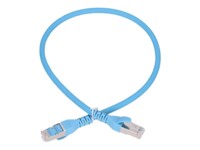 Extralink CAT 6a SF/UTP 50cm Patchkabel Blå