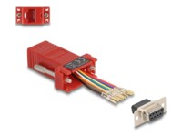 Delock Seriel adapter Rød