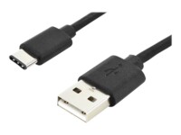 DIGITUS USB Type-C kabel 1m Sort