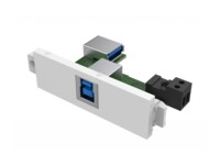 VISION TechConnect 3 USB-b module with active booster circuit Hvid