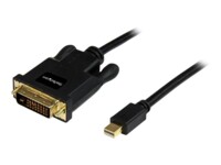 StarTech.com 10ft Mini DisplayPort to DVI Adapter Cable - Mini DP to DVI Video Converter - MDP to DVI Cable for Mac / PC 1920x1200 - Black (MDP2DVIMM10B) DisplayPort kabel 3.04m Sort