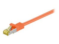 goobay CAT 7 SFTP, PiMF 5m Patchkabel Orange
