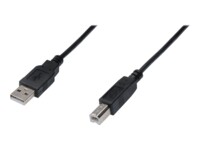 ASSMANN USB-kabel 3m Sort