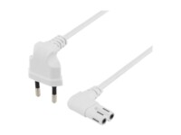 DELTACO DEL-109BV Strømkabel 5m Hvid