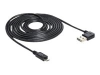 Delock EASY-USB USB-kabel 5m Sort