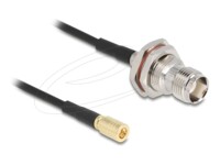 DeLOCK Koaksial 20cm Antennekabel Sort