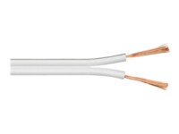 goobay Bulkhøjttalerkabel Hvid 25m