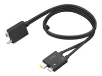 Lenovo Split Cable Thunderbolt kabel 70cm Sort
