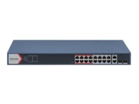 Hikvision DS-3E1318P-EI(B) Switch 16-porte Fast Ethernet PoE+