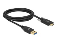 Delock USB Type-C kabel 2m Sort