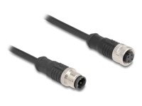 DeLOCK CAT 5e S/FTP 5m Forlængerkabel til netværk Sort