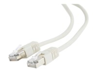 Gembird Kabel med afskærmning med folie og kobberfletning (SFTP 1m Patchkabel Beige