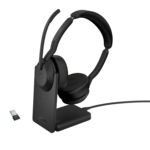Jabra Evolve2 55 MS Stereo Trådløs Høretelefoner Sort