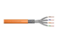 DIGITUS Professional CAT 7 S/FTP 500m Installationskabel Orange RAL 2000