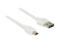 Delock Easy USB-kabel 3m Hvid
