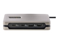 StarTech.com USB-C Multiport Adapter, 4K 60Hz HDMI 2.0b, HDR, USB 3.2 Gen 2 10Gbps Hub (2xUSB-C, 1xUSB-A), 100W PD Pass-Through, Mini Travel Dock, 12'/30cm Cable, Laptop Dockingstation