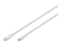 ASSMANN Lightning-kabel 50cm Hvid