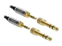 Delock Audiokabelpakke Sort
