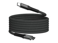 Verbatim Sync and Charge USB-C/strømkabel 1.2m Sort