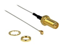 DeLOCK Antenneadapter 20cm Grey Grå