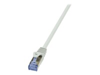 LogiLink PrimeLine CAT 7 SFTP, PiMF 1m Patchkabel Grey