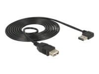 Delock EASY-USB USB forlængerkabel 2m Sort