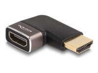 Delock HDMI-adapter med Ethernet Sort Grå