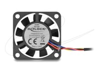 DeLOCK Fan 1-pack Sort 40 mm