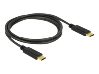 Delock USB Type-C kabel 1m Sort