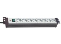 brennenstuhl Premium-Line Stikdåse 8-stik 16A Sort Grå 3m