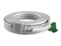 Vision HD-15 (VGA) han -> 3 x 4 pin Phoenix han 5 m Beige