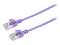 Prokord Slim CAT 6a U/FTP 1m Netværkskabel Lilla