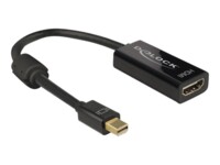 Delock 4K Passive Videoadapter 20cm Sort