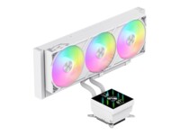 GameMax Glacier 360 LCD WH Vandkøler 1-pack Hvid 120 mm