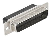 Delock Data-konnektor Sort Sølv