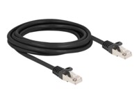 DeLOCK S/FTP 3m Netværkskabel Sort