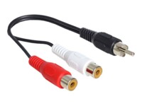 Delock Lyd adapter 20cm Sort