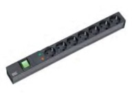 Bachmann IT PDU Basic Stikdåse 7-stik 16A Grå 2m