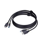 StarTech.com 6ft (1.8m) HDMI and USB 5Gbps KVM Cable Kabel til tastatur / video / mus (KVM)