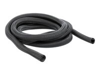 Delock Braided Sleeving self-closing 10m Sort